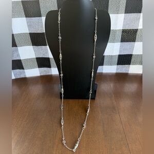 Brighton OAK BROOK Bartell Bead 39" Necklace of Hearts, Flowers, & Vines